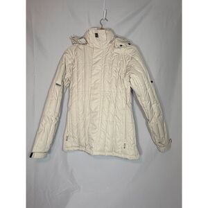 Allyance Transport Down Jacket Women M White 600 Fill Ski Snowboard